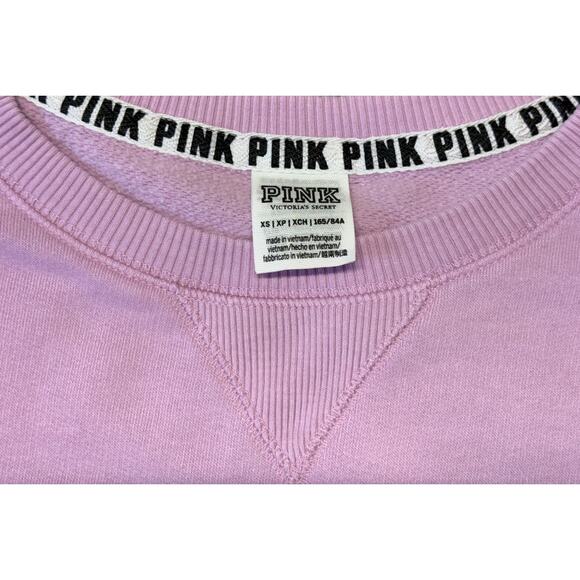 Victoria’s Secret PINK Crewneck (XS) Purple Pink VS Pullover Sweatshirt - Picture 7 of 10